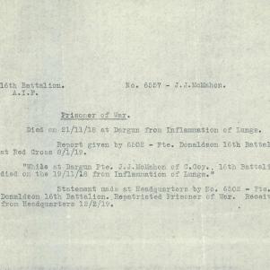 Soldier packet page