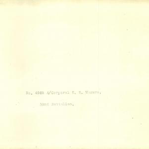 Soldier packet page