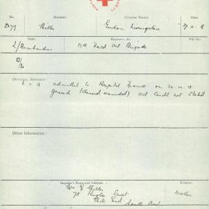 Soldier packet page