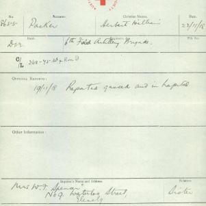 Soldier packet page