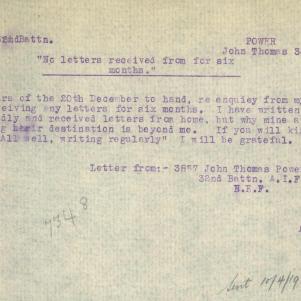 Soldier packet page
