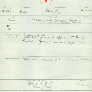 Soldier packet page