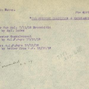 Soldier packet page