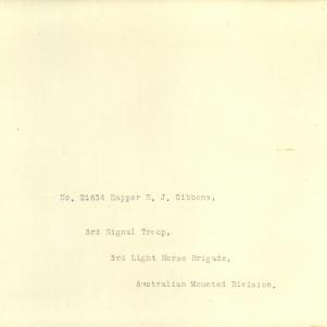 Soldier packet page