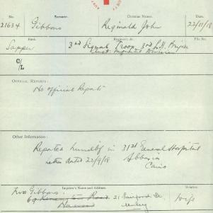 Soldier packet page