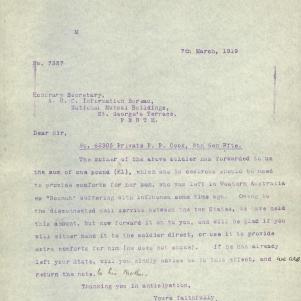 Soldier packet page