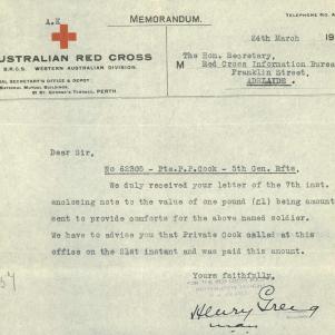 Soldier packet page