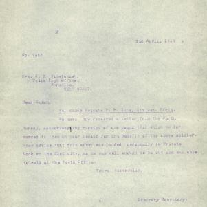 Soldier packet page