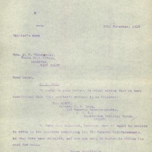 Soldier packet page