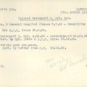 Soldier packet page