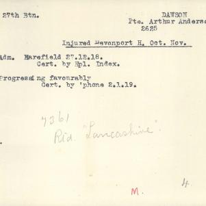 Soldier packet page