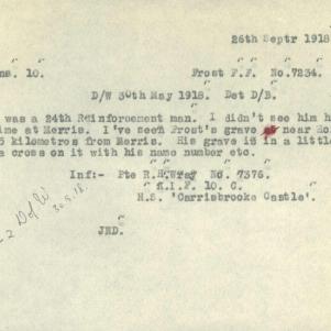 Soldier packet page