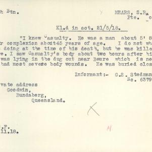 Soldier packet page