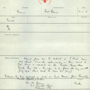 Soldier packet page
