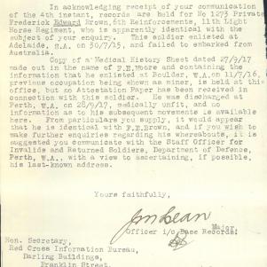 Soldier packet page