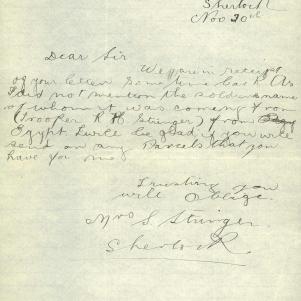 Soldier packet page