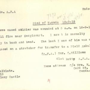 Soldier packet page