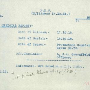 Soldier packet page