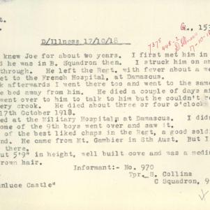 Soldier packet page
