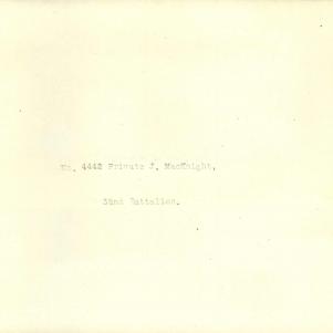 Soldier packet page