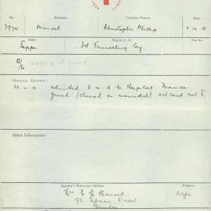 Soldier packet page