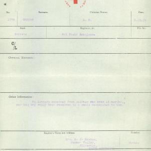 Soldier packet page