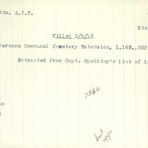 Soldier packet page