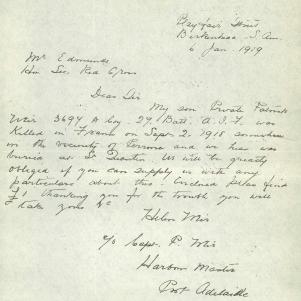 Soldier packet page