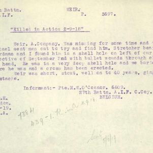 Soldier packet page
