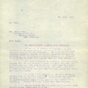 Soldier packet page