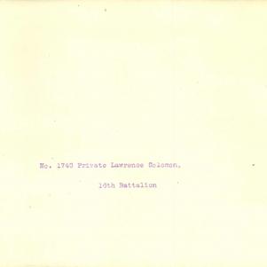Soldier packet page