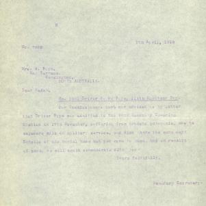 Soldier packet page