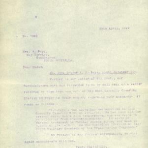 Soldier packet page