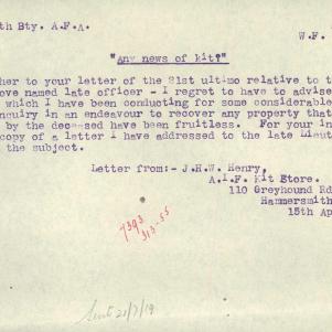 Soldier packet page