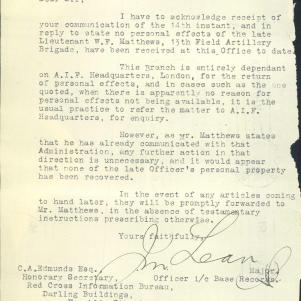 Soldier packet page