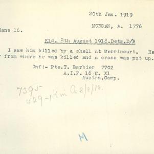 Soldier packet page