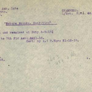 Soldier packet page