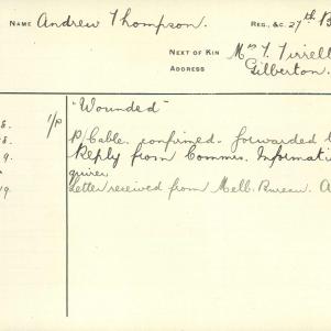 Soldier packet page