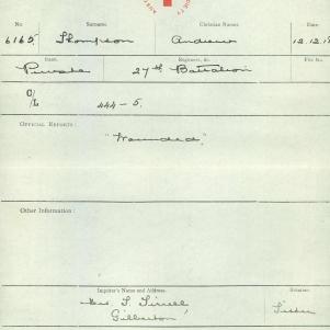 Soldier packet page