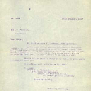 Soldier packet page