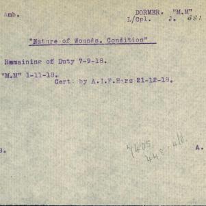 Soldier packet page