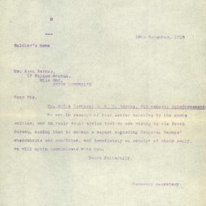 Soldier packet page