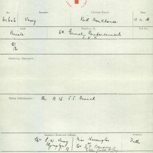 Soldier packet page