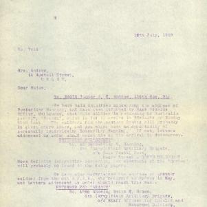Soldier packet page