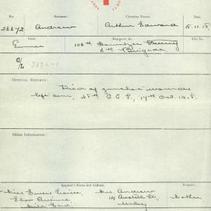 Soldier packet page