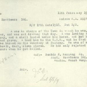 Soldier packet page
