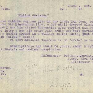 Soldier packet page