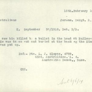 Soldier packet page