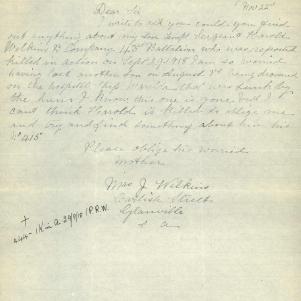 Soldier packet page