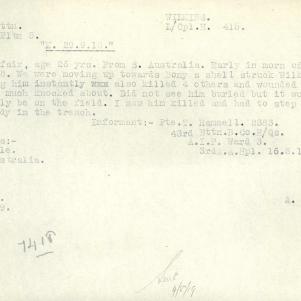 Soldier packet page